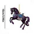 thumbnail image 5 of Horse Keepsake Ornament, Unique Horse Gift, Holiday Horse Decoration, Horse Ornament for Tree, Decorative Acrylic Ornament, Horse Lover Ornament, Sparkling Decoration Horse, 5 of 7