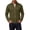 Army Green_#03, variant on Sewkxo Mens Zip Up Sweatshirt Without Hood Fall Fashion Jackets Zipper Mock Neck Coat Casual Long Sleeve Top With Pockets,Army Green L