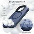 thumbnail image 4 of Designed for iPhone 15 Pro Case, [Compatible with Magsafe] Super Soft Silicone Shockproof Phone Case Cover for iPhone 15 Pro 6.1 inch, Blue, 4 of 6