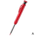 thumbnail image 1 of Juego de lápices de carpintero para carpintería, portaminas mecánicas de agujero profundo, herramienta de marcado (1 lápiz de carpintero sólido), 1 of 8