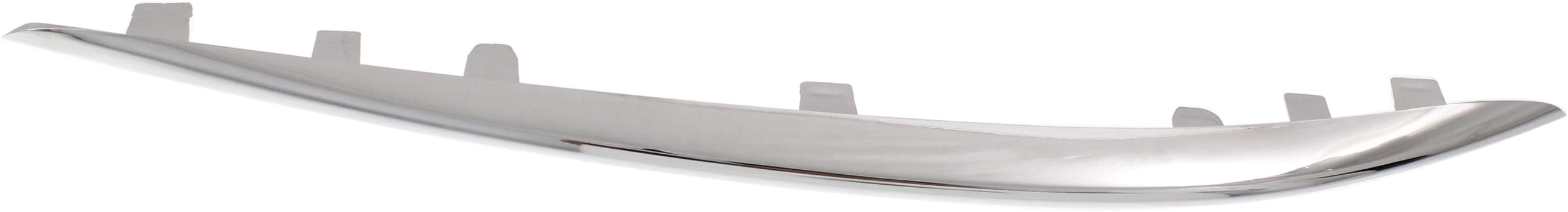 Bumper Trim Compatible With 2015-2018 Mercedes Benz C300 Front, Right Passenger Side, Outer Chrome