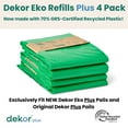 thumbnail image 2 of Dekor Eko Plus Diaper Pail Refills (4 Pack), 2 of 5