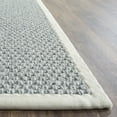 thumbnail image 4 of SAFAVIEH Natural Fiber Tarah Geometric Sisal Area Rug, Silver/Grey, 5' x 8', 4 of 5