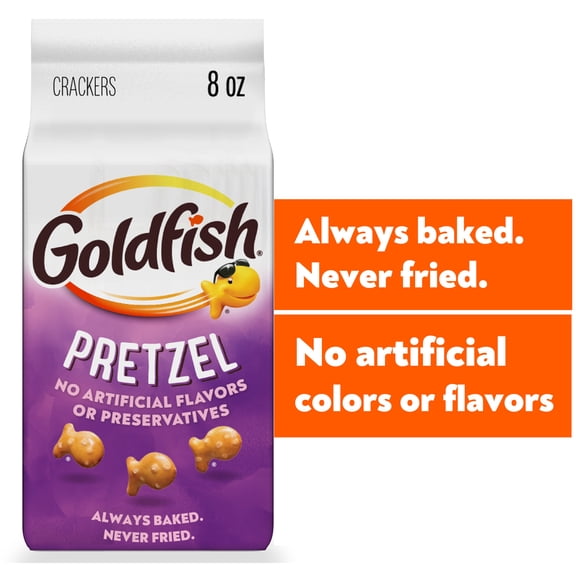Goldfish Pretzel Crackers, 8 oz Bag