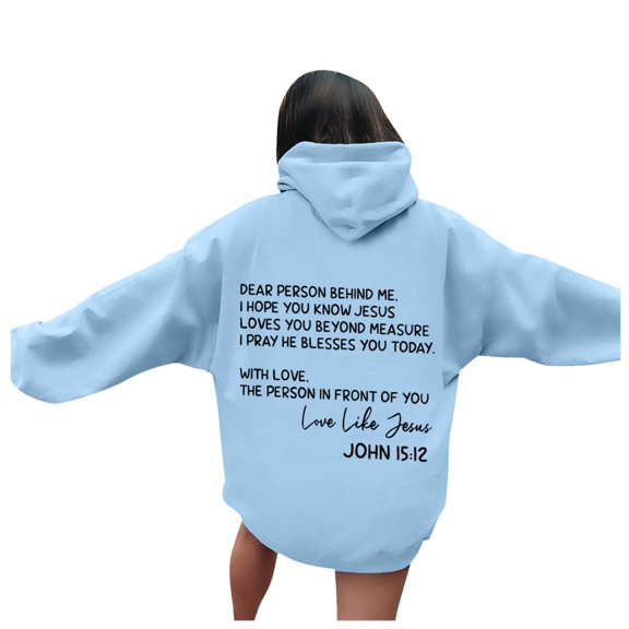 Womens Hoodies Womens Fall Fashion 2025 Women's YOU ARE ENOUGH Dear Person Behind Me Remember That Mental Health Hoodie