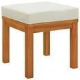 thumbnail image 5 of vidaXL 3 Piece Garden Dining Set with Cushions Solid Wood Acacia, 5 of 5