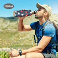 thumbnail image 6 of Yayeee 20oz Insulated Water Bottle Double Wall Stainless Steel with Flip Straw Lid, Red White Stars, 6 of 7