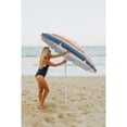 thumbnail image 2 of Oniva 5.5 Ft Portable Beach Umbrella with UPF 50 plus Sun Protection and Tilt Pole, Phoenix Stripe, 2 of 11