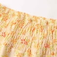 thumbnail image 7 of Arlun Summer Bohe A-Line Long Skirts for Women Loose Cozy Lightweight Flowy Floral Maxi Skirt 2026 Beach Vacation Stylish Bottoms Smocked Elastic High Waist Casual Skirt 3-Yellow XXL, 7 of 7