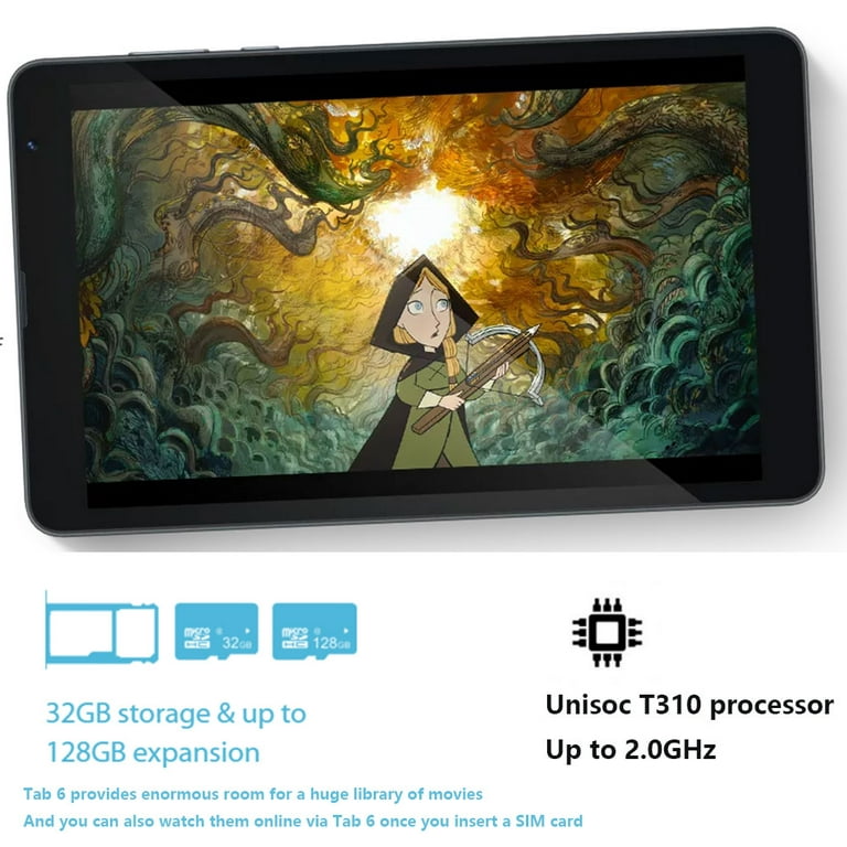 Blackview Tab 6 3GB+32GB 8-inch 5580mAh 4G+Wifi Three in one Tablet -  Blackview – mymione