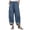 Blue, variant on Women's Patchwork Solid Irregular Loose Trousers Casual Pants Red XXXL