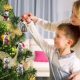 thumbnail image 5 of Lindo dibujo animado de oso polar estampado navideño colgante para árbol de Navidad colgante para árbol de Navidad decoración del hogar guirnalda de cuentas, 5 of 5