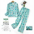 thumbnail image 1 of Conjunto de pijamas de franela de algodón para mujer, ropa de dormir de varios colores, de manga larga, pantalones largos, de talla S-3xl, 1 of 4