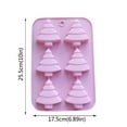 thumbnail image 3 of CHUANK Christmas tree Chocolate Baking Silicone  Cake Candy Handmade 1PC Clearance Items, 3 of 3