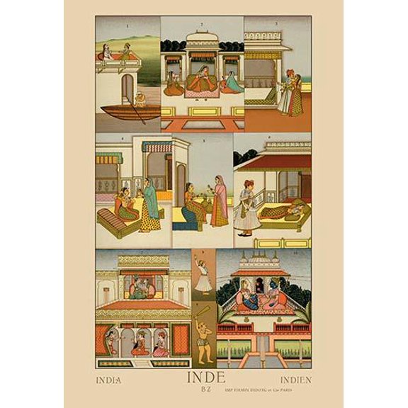 People and Places of India #1-Fine Art Canvas Print (20" x 30")