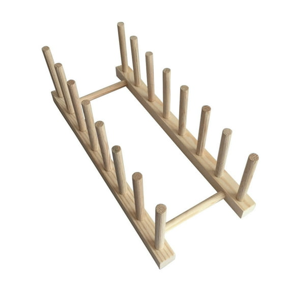 Solid Wood Storage Rack Picture Easels for Display Book Stand Plate Man