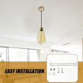 thumbnail image 2 of 2Pcs Canopy Ceiling Light Base Ceiling Plate Pendant Light Cover Plate Ceiling Light Hook Plate, 2 of 4