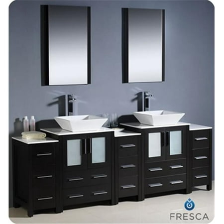 Fresca Fvn62 72es Vsl Torino 84 In Espresso Modern Double Sink