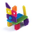 thumbnail image 2 of Bloques de construcción para bebés entrelazados Edushape Magic Brix, 72 piezas de bloques para niños pequeños, ladrillos entrelazados en almacenamiento reutilizable, bloques apilables para niños de 3, 2 of 5