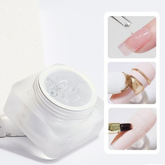 3d Gel Nail Art Clear Solid Nail Builder Gel,3d Sculpting Gel For Nail Art Multifunctional,3d Molding Gel For Nails Art Salon Home DIY