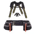 thumbnail image 1 of Ensemble de 4 Pcs Ceintures et Bretelles Réglables pour Outils de Charpentier Électricien, Ajustable, 1 of 6