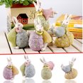 thumbnail image 7 of JeashCHAT Easter Decorations Clearance Easter Gift Cute Rabbit Bedroom Room Decoration Children's Room Desktop, 7 of 7