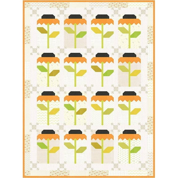 Black Eyed Susan Quilt Pattern by Joanna Figueroa