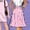PURPLE, variant on Barbie - Classic Dolls - Let's Play - Toddler and Youth Girls A-line Dress