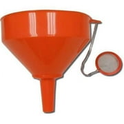 King Kooker 8" Plastic Cooking Oil Funnel with Stainless Steel Mesh Filter