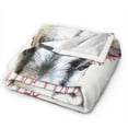 thumbnail image 2 of Wijzvio Just A Girl Who Loves Goats Throw Blanket Soft Fuzzy Fleece Blanket For Couch Bed Living Room Decoration 60"X50", 2 of 9