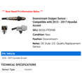 thumbnail image 2 of Downstream Oxygen Sensor - Compatible with 2012 - 2017 Hyundai Accent 2013 2014 2015 2016, 2 of 2