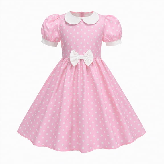 Kogui Girls Flowy Dress Girls Summer Dress Maxi Strap Ruched Flowy Beach Casual Teen Girl Sundress Size 9-10 (Pink,9-10 Years)