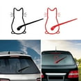 thumbnail image 5 of FlyFlise Car Rear Window Decals,Cute Funny Vinyl Decal Sticker,Rear Windshield Window Wiper Side, 5 of 5