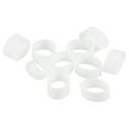 thumbnail image 1 of 200Pcs Bandas de goma de silicona, anillos de bandas de goma de 5mm x 8.5mm, ataduras de cable para envolver cordones, envolturas blancas, 1 of 5