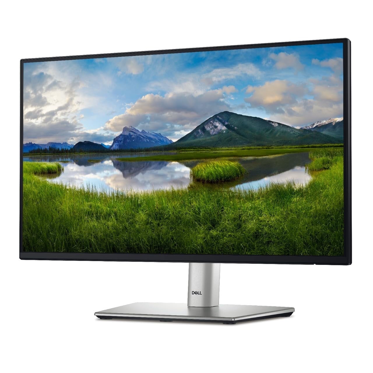 Dell P2425H 24" Full HD 1080p 16:9 LED Monitor, Black/Silver