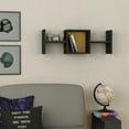 thumbnail image 2 of Ada Home Decor Furniture 33.46" 1 Tier Anthracite Windham Modern Wall Shelf, 2 of 3