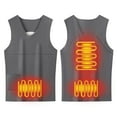 thumbnail image 1 of Yusimy Men's Thermal Vest High Elasticity Fitted Round Neck Pullover Heated with Pockets USB Charging Casual Tech-Enhanced Style, 1 of 6