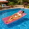thumbnail image 3 of Swim Central Inflatable Reflective Sun Tanner Pool Float - 72" - Pink, 3 of 9
