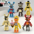 thumbnail image 1 of 315pcs Creative Horror Game Toys, Bear Assembly Splicing Building Blocks Toy, Hand-made Model, Birthday Gift, Christmas Gift, Cartoon Mini Action Figure Toy Ornament, 1 of 5