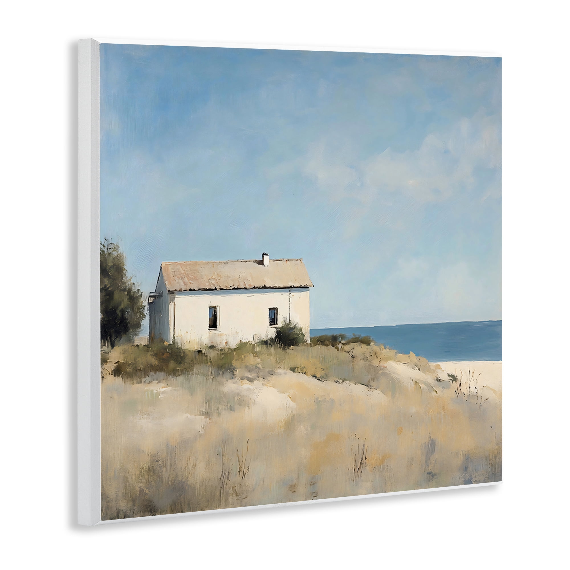 Stupell Industries Simple Beach House on Dunes Wall Plaque Art, design by Creative Studio