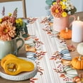 thumbnail image 4 of Thanksgiving Pumpkin Table Runner, Autumn Thanksgiving Kitchen Dining Table Decoration for Home Party Decor 13x72 Inches, 4 of 9
