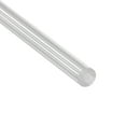 thumbnail image 3 of 8mmx247mm Straight White Line Solid Acrylic Round Rod Bar 2pcs, 3 of 5