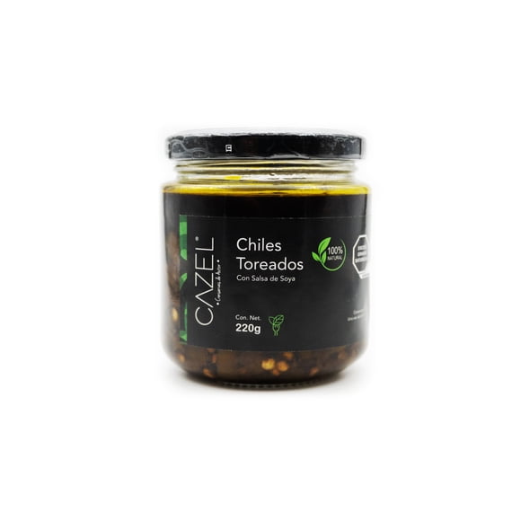 Chiles Toreados con Salsa de Soya 220gr