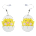 thumbnail image 3 of Pendientes acrílicos de Pascua Yinane colgantes de animales Pollo, 3 of 8