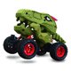 thumbnail image 1 of Camión con forma de dinosaurio retráctil Aeromax Dino-Faur verde con detalles en rojo, 1 of 3