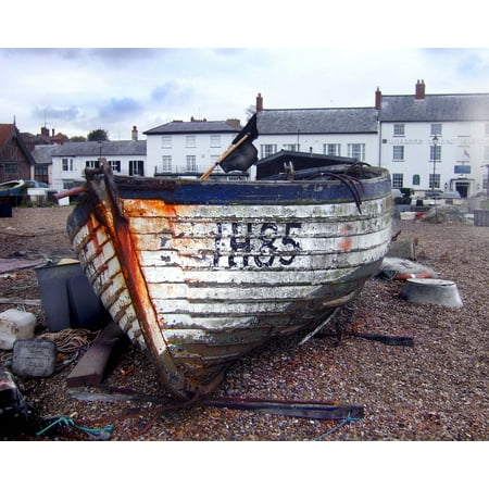- Framed Art For Your Wall Fishing Aldeburgh Coast Old Fishing Boat Suffolk 10x13 Frame