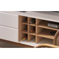 thumbnail image 4 of Moveis Mueble para TV de hasta 70" Modelo Noronha de Diseño Minimalista y Funcional con Puertas Corredizas Fabricada con Madera MDP Color Blanco, 4 of 6