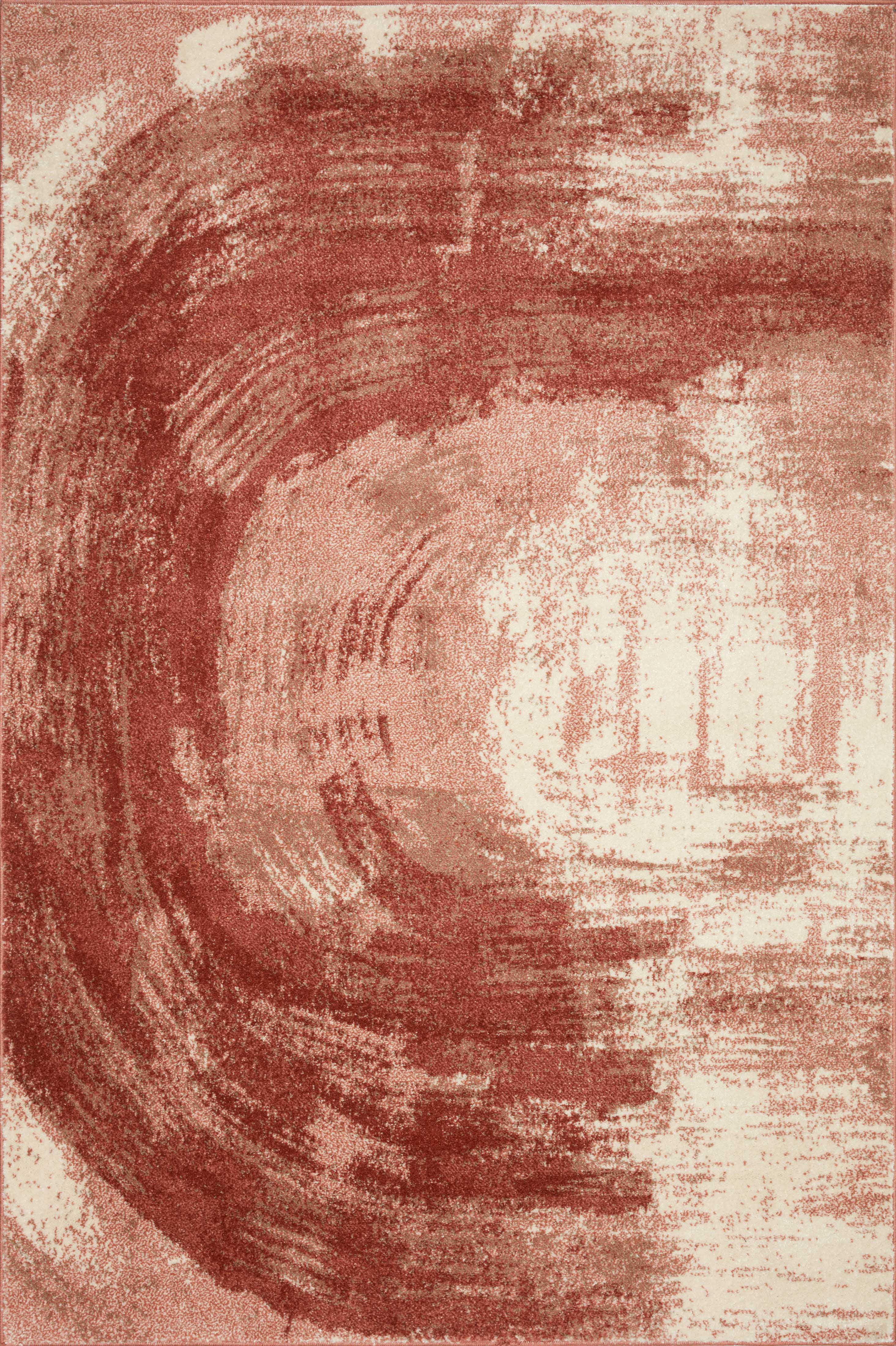 Loloi Spirit SPI-03 Abstract Rose / Spice Area Rug 9'-4" x 13'