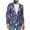 Christmas Gingerbread Man, variant on Graffiti Print Mens Blazer Jacket Long Sleeve Soft Mens Knit Blazer Jacket Casual One Button Soft Lightweight Sport Coats Stretch Stylish for Men Size S