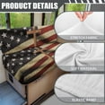 thumbnail image 6 of Uorisanigo RV Dinette Cushion Covers Replacement Camper Cushions Covers Stretch 3D American Flag Cross RV Seat Cover for Loveseat Slipcover Soft 2 Sets Sofa Furniture Protection, 6 of 7